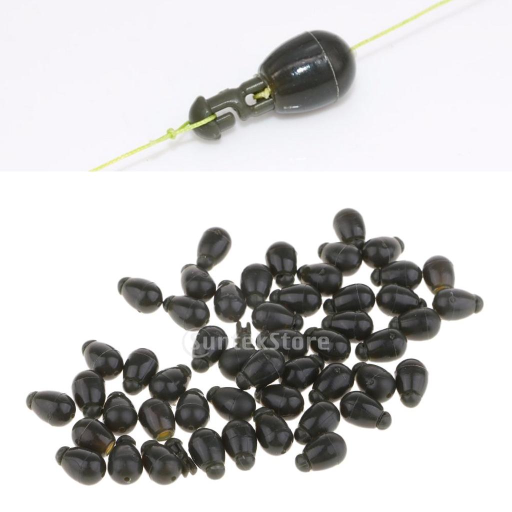 50x Quick Change Beads Hooklength Carp Terminal Tackle Method Feeder Fishing