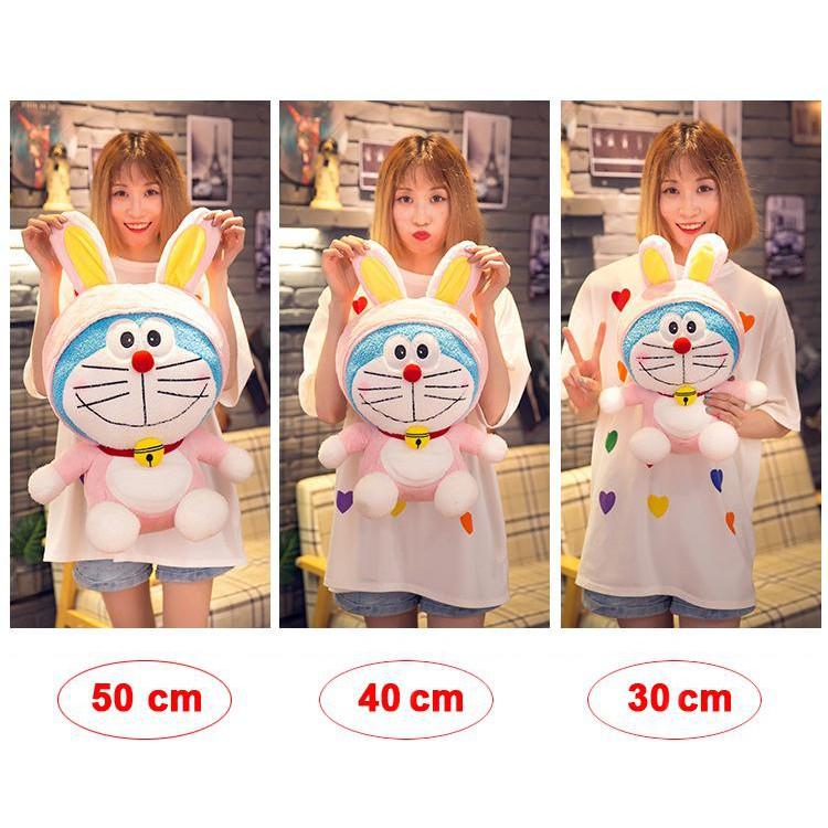 GẤU BÔNG DOREMON LÔNG XÙ COSPLAY (30CM---&gt;50CM)