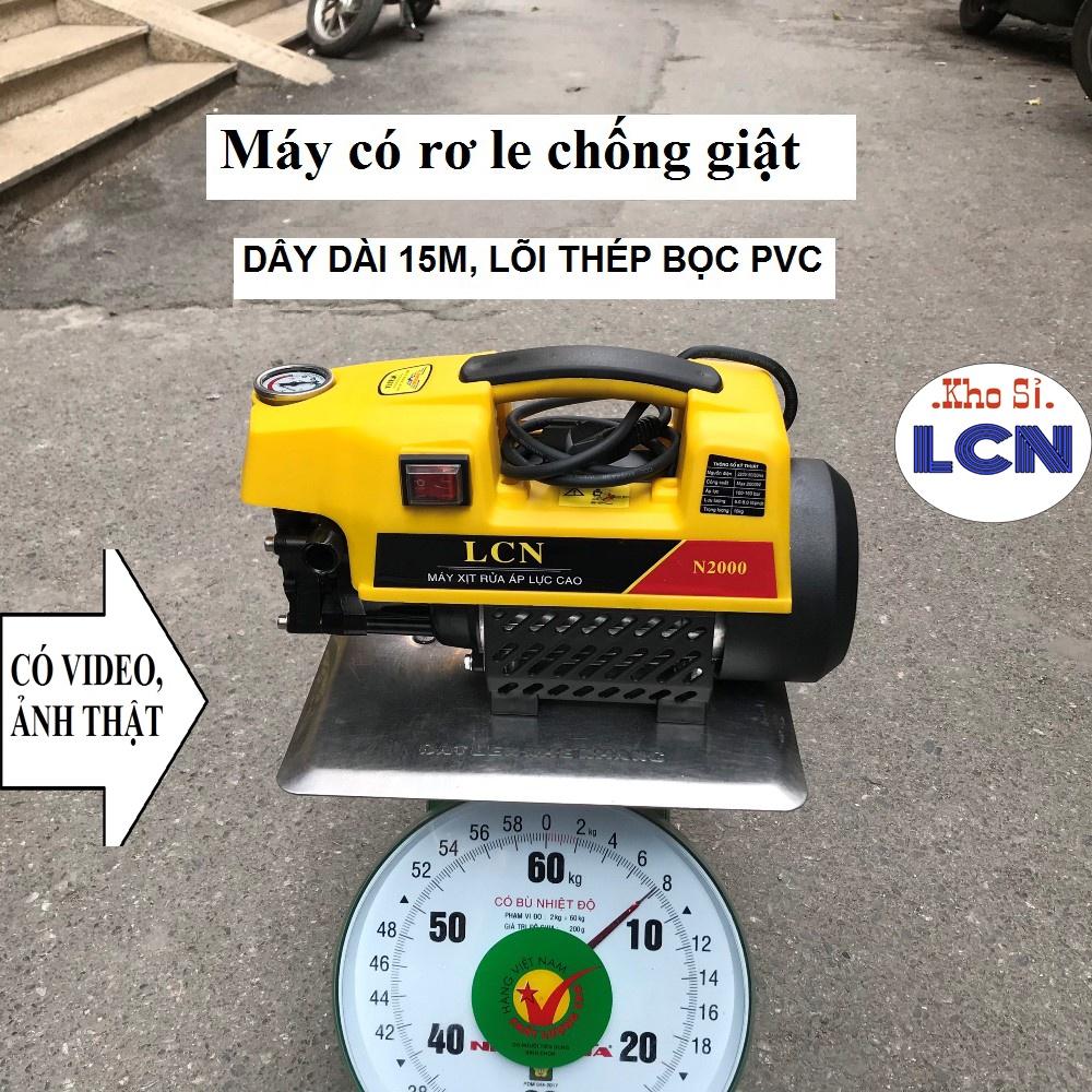 Máy Rửa Xe LCN 6 Dây Đồng Hàng Loại 1 Máy Rửa Xe Gia Đình Chính Hãng