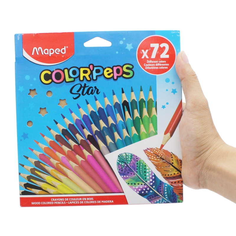 Chì Màu Maped Color'Peps Star 72 Màu 832072