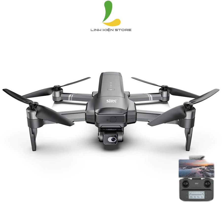 Flycam SJRC F22S 4K Pro - Thiết bị bay có chống rung 3 trục cùng tính năng cảm biến va chạm trước bằng laser , khoảng cách truyền hình ảnh lên đến 3500m - Hàng nhập khẩu