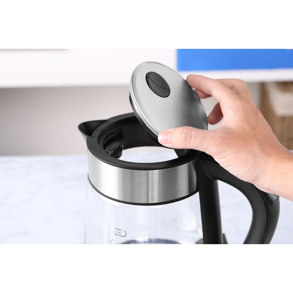 Ấm Đun Nước Mặt Kính Hafele T-602C (1.7 Lít) - Hàng Chính Hãng 