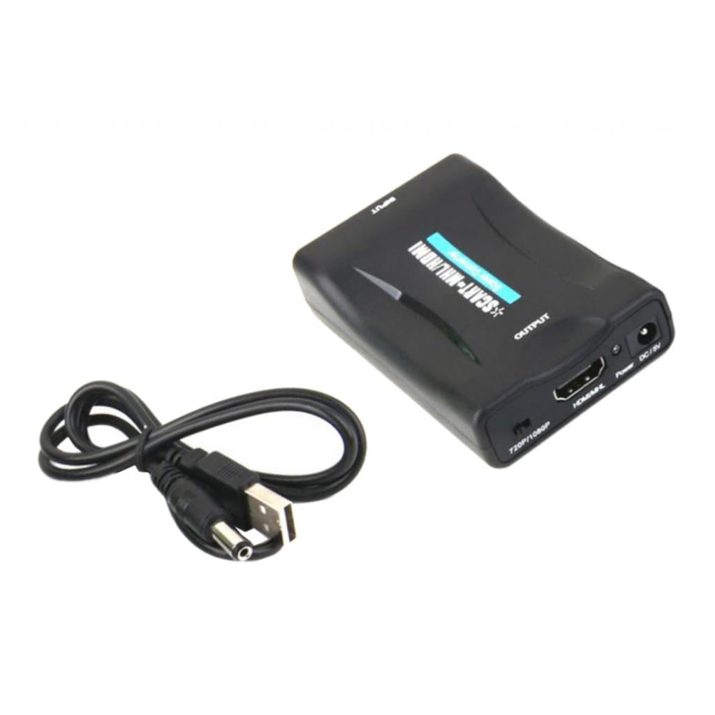 Scart To HDMI Converter Audio Video Adapter For 1080P HDTV STB Box