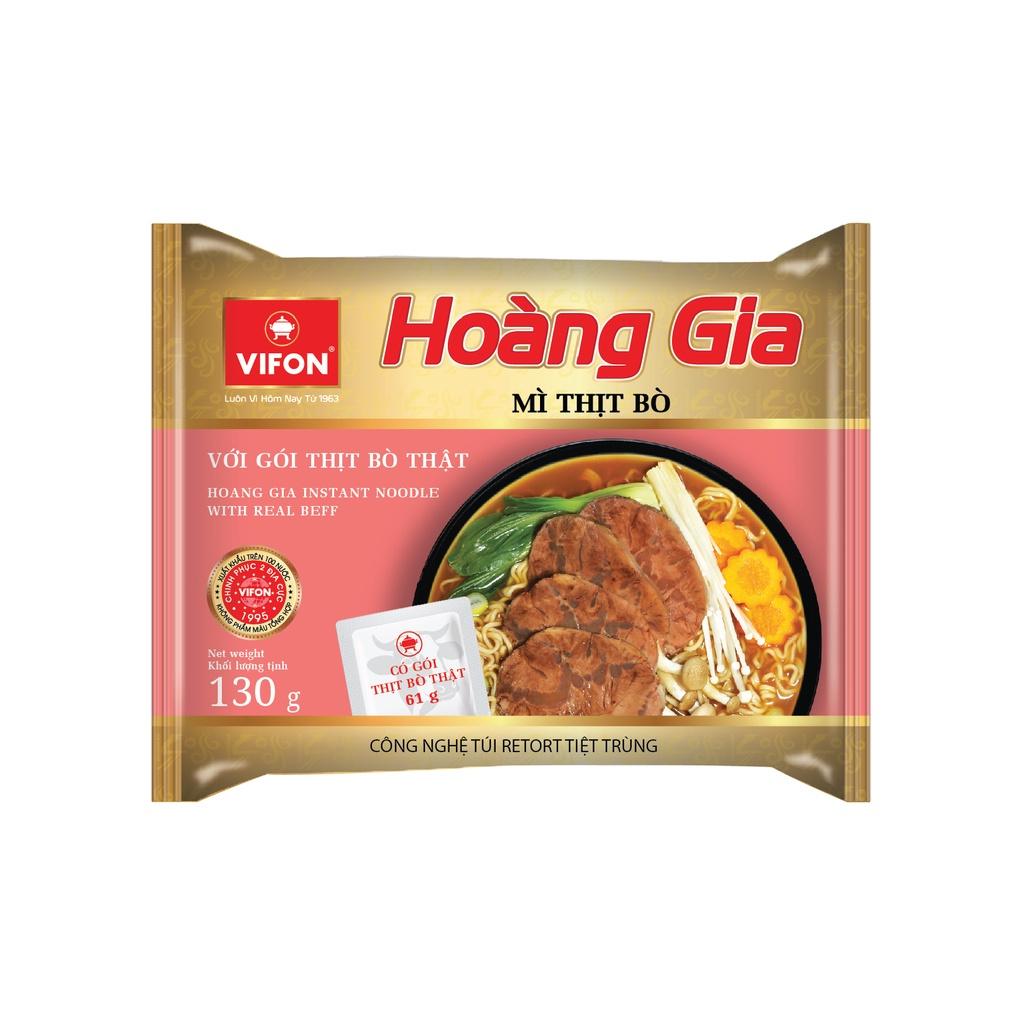Thùng 18 Mì Thịt Bò HOÀNG GIA VIFON (130gr / Gói)