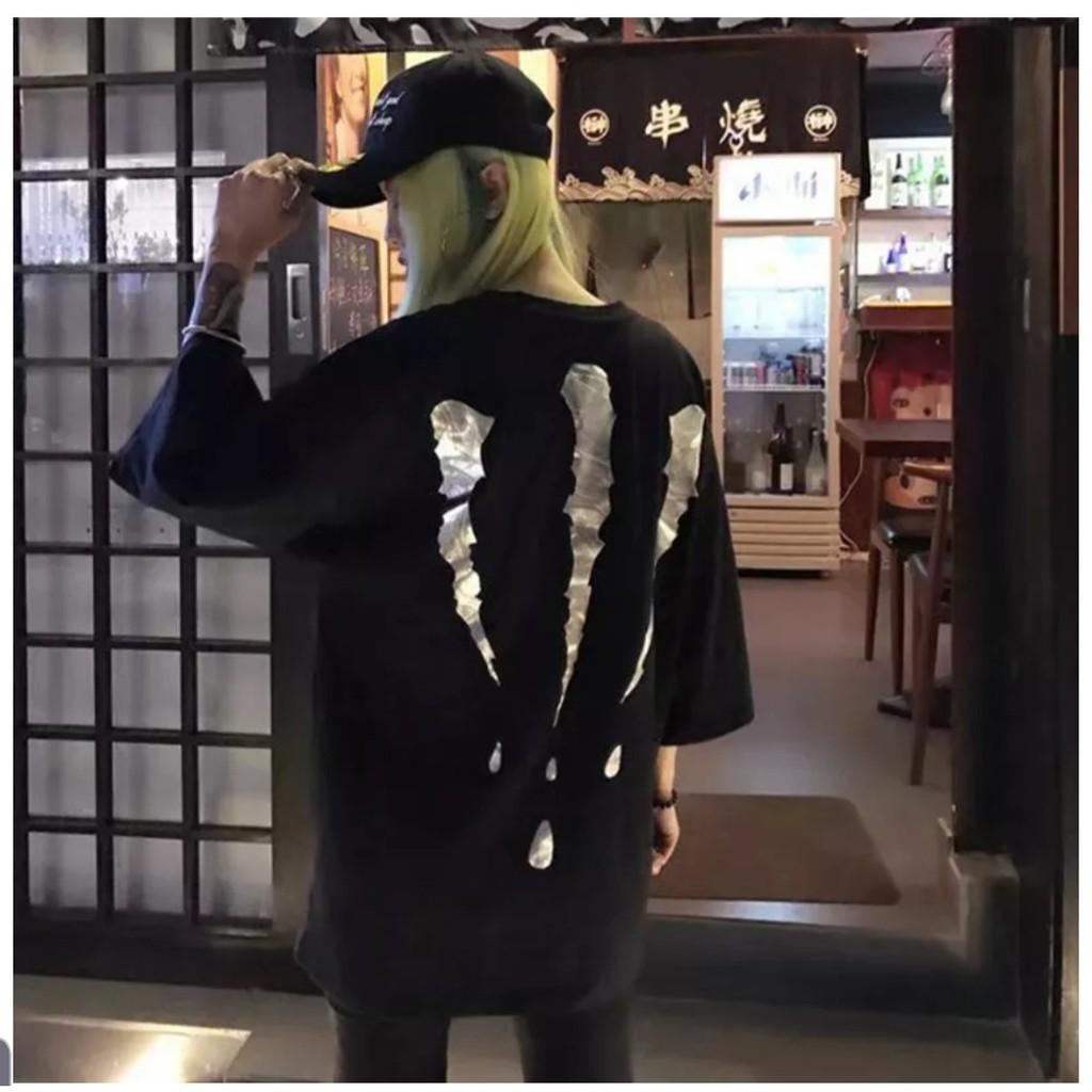 áo thun tay lỡ nam nữ form rộng Stee Móng Vuốt Khủng Long nhiều màu nhủ Ngầu Store aothununisex aophongnam