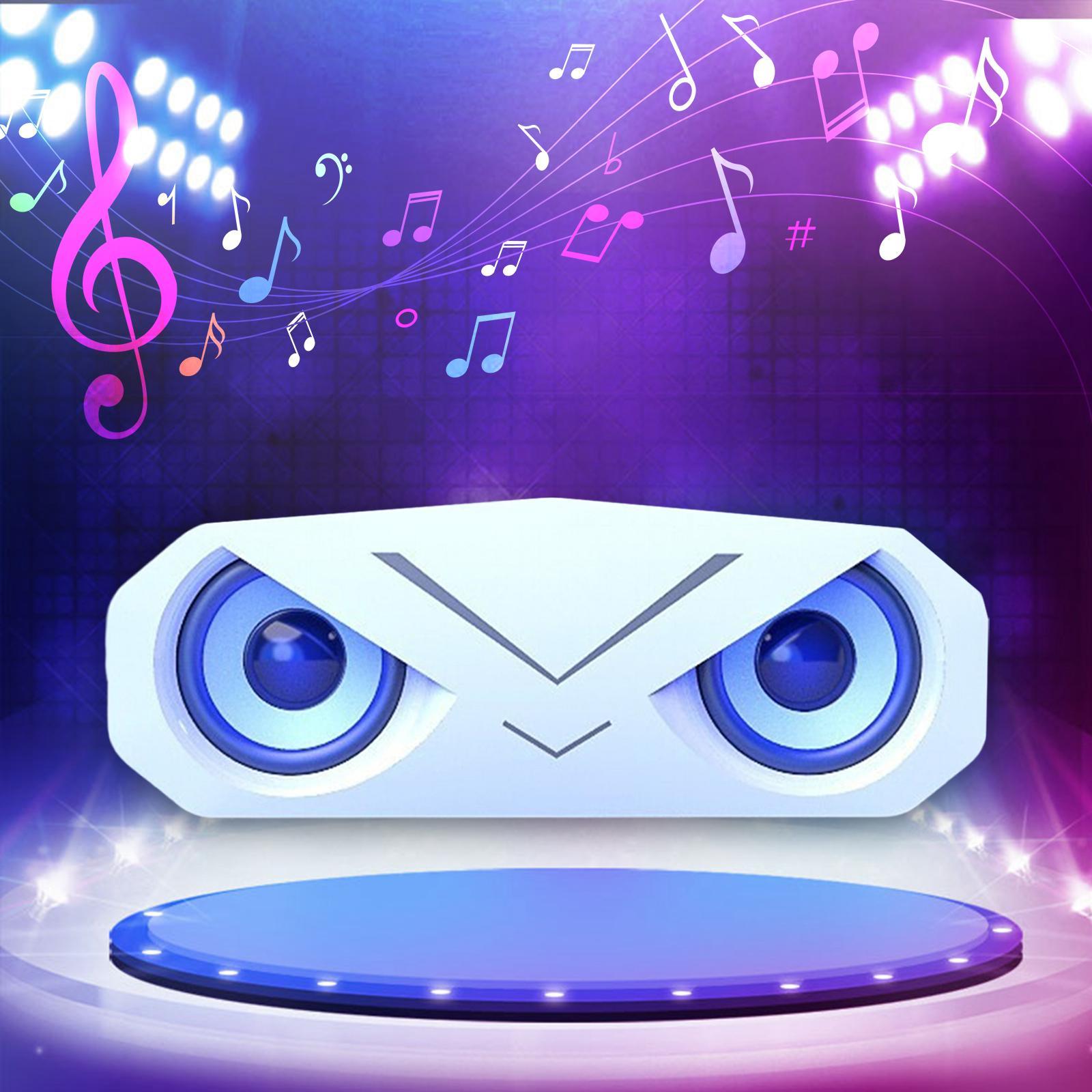 Bluetooth wirelESS speaker dual stereo pairing White