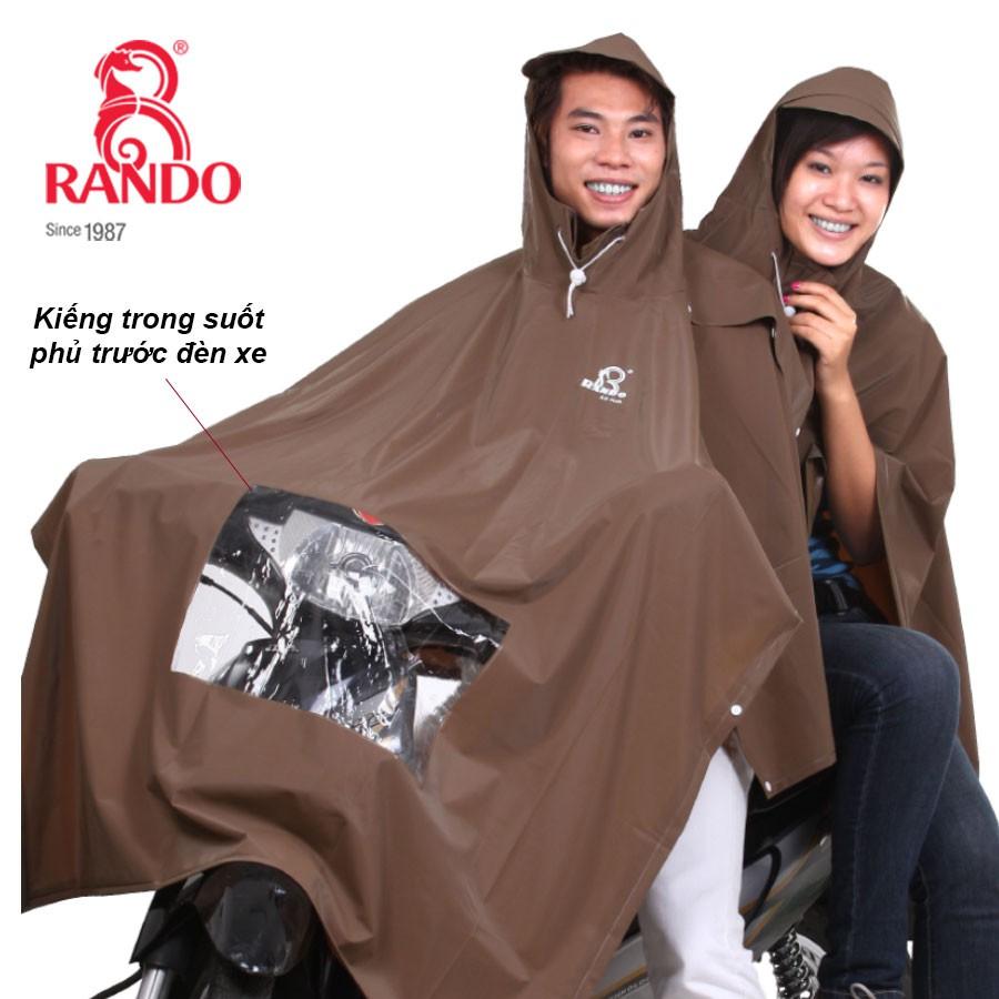 ÁO MƯA CỔ RÙA 2 NÓN CAO CẤP KIẾNG - RANDO