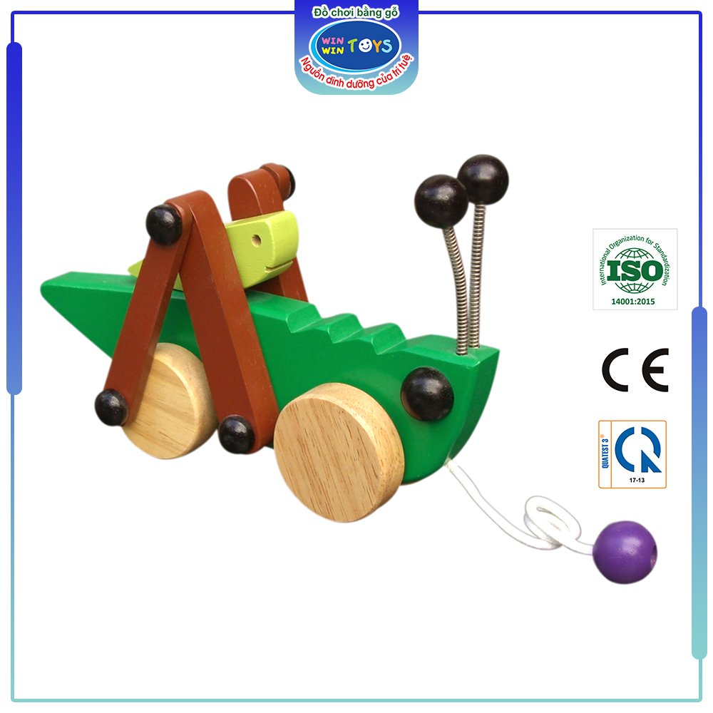 Đồ chơi gỗ Con châu chấu | Winwintoys 63252 | Phát triển khả năng vận động | Đạt tiêu chuẩn CE và TCVN