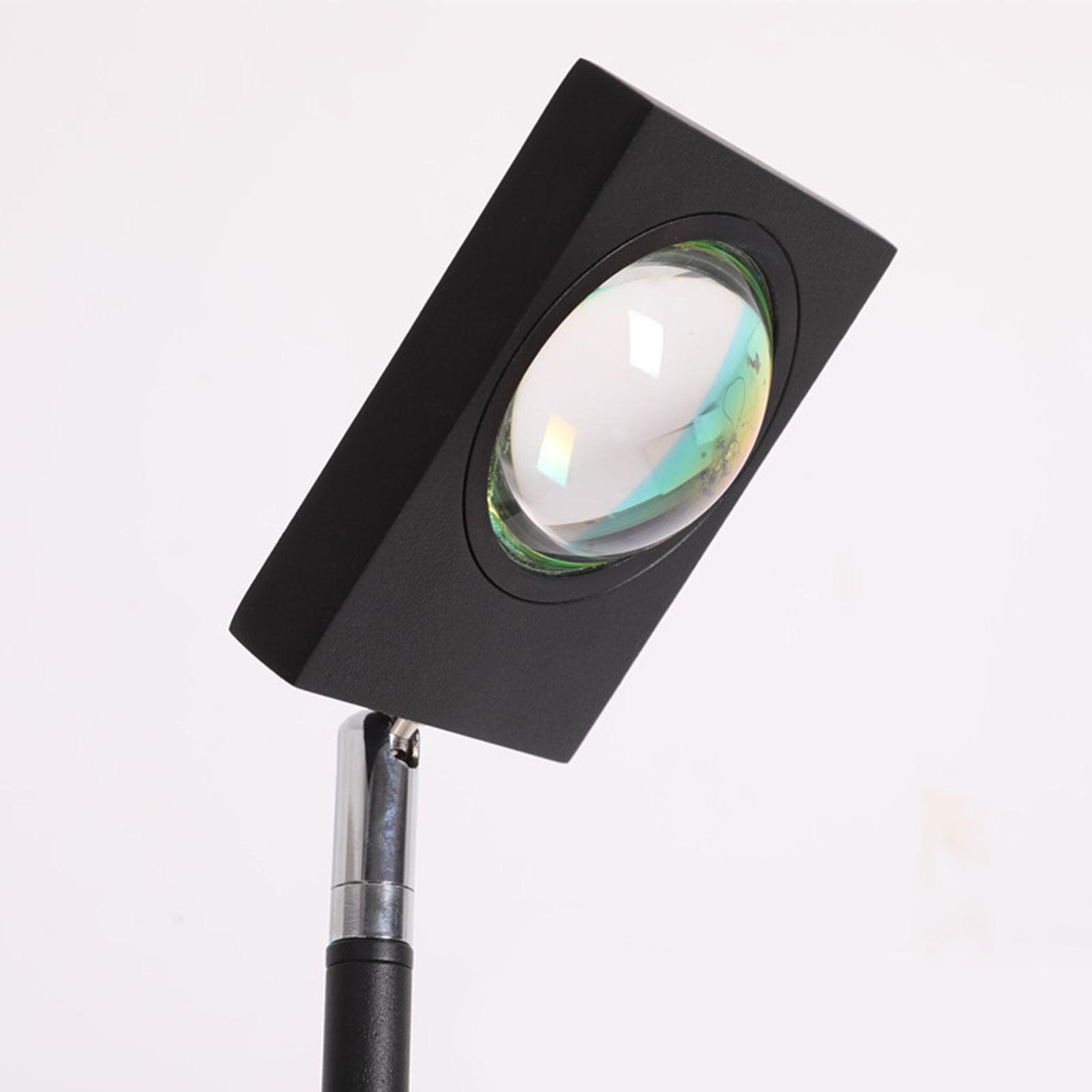 LED Rainbow Projector Atmosphere Night Light Lamp Wall Decor