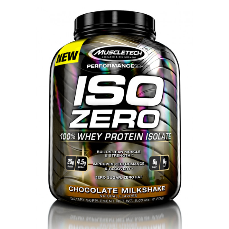 Sữa Tăng Cơ MuscleTech Iso Zero 4lbs (1.8kg) – Protein tinh khiết hấp thụ nhanh – Hỗ trợ phục hồi, phát triển cơ bắp cho người chơi thể hình và thể thao - Hương Chocolate – Hàng chính hãng – Kèm quà