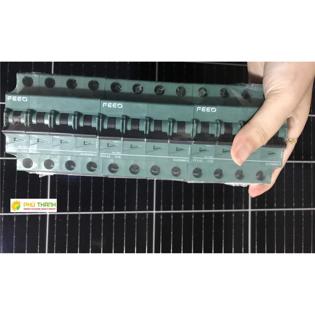 Thiết bị đóng cắt MCB 1000VDC 4P FEEO dùng cho hệ thống điện Năng lượng mặt trời - Hàng Chính hãng