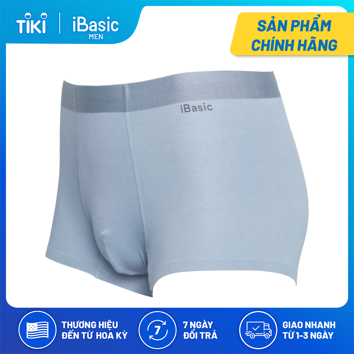 Combo 3 quần lót nam trunk bonding bamboo iBasic PANM105