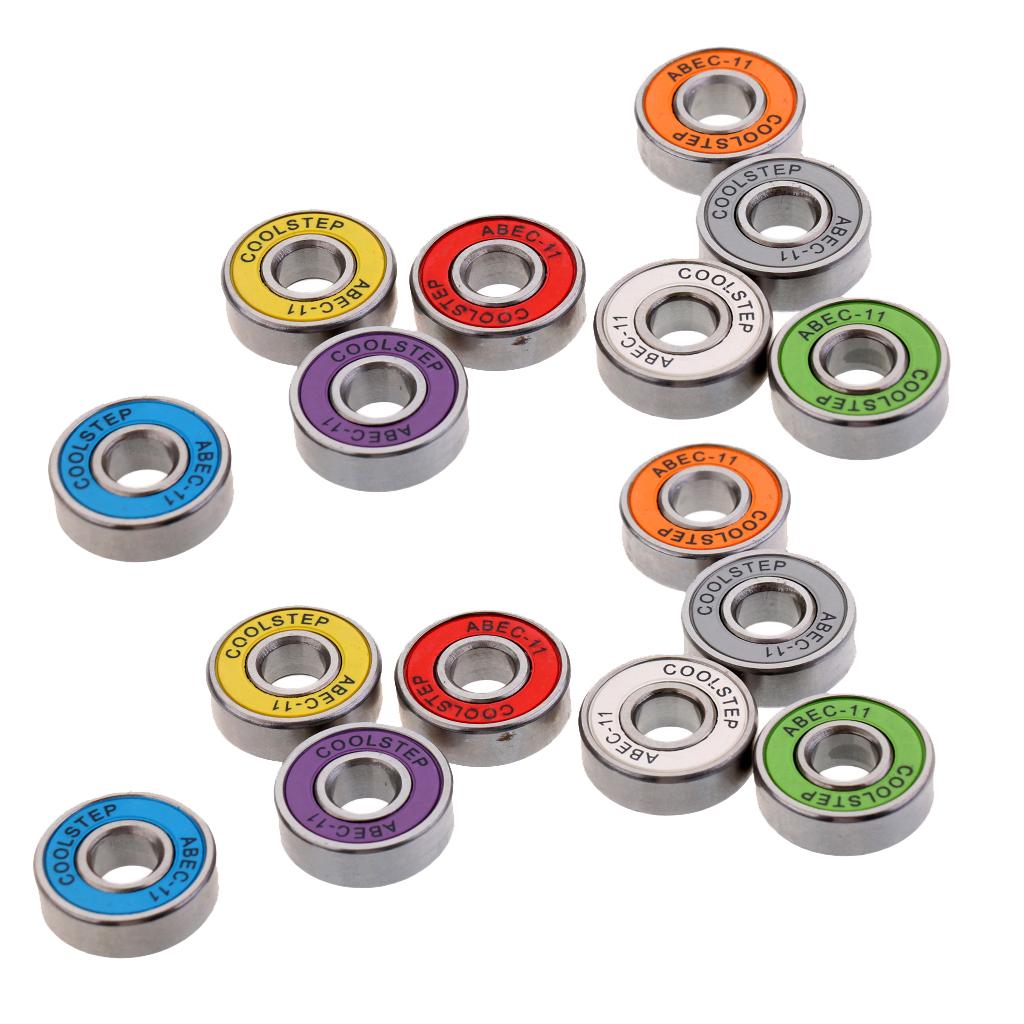 Set 16 Vòng Bi Trượt Ván ABEC 11 Tốc Độ Cao & Chống Thấm Nước