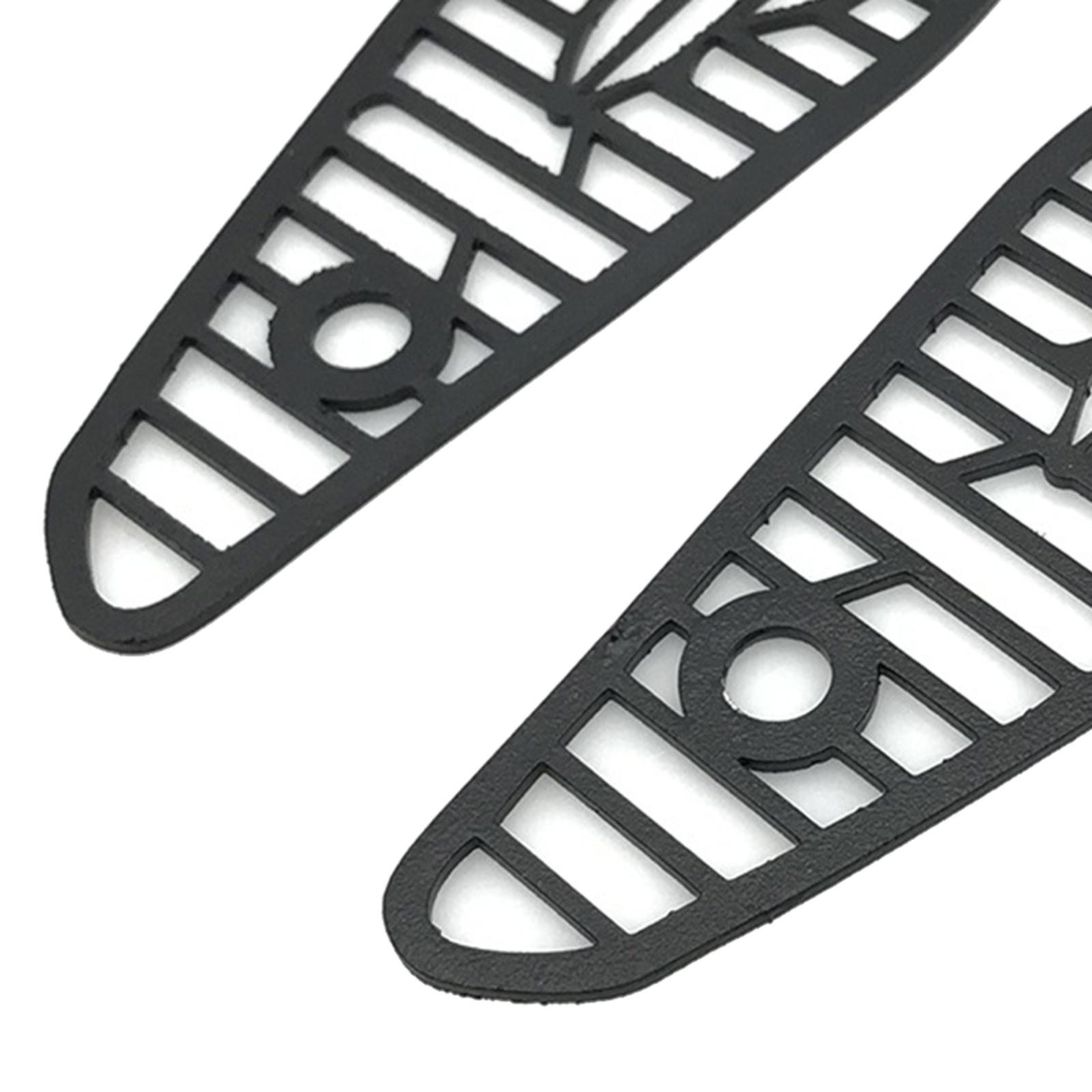 2 Pieces Motorcycle Air Intake Grill Cover Guard, Protection Protector for Yamaha MT-15 18-20 Motorbike, Replace Parts Accessories Black