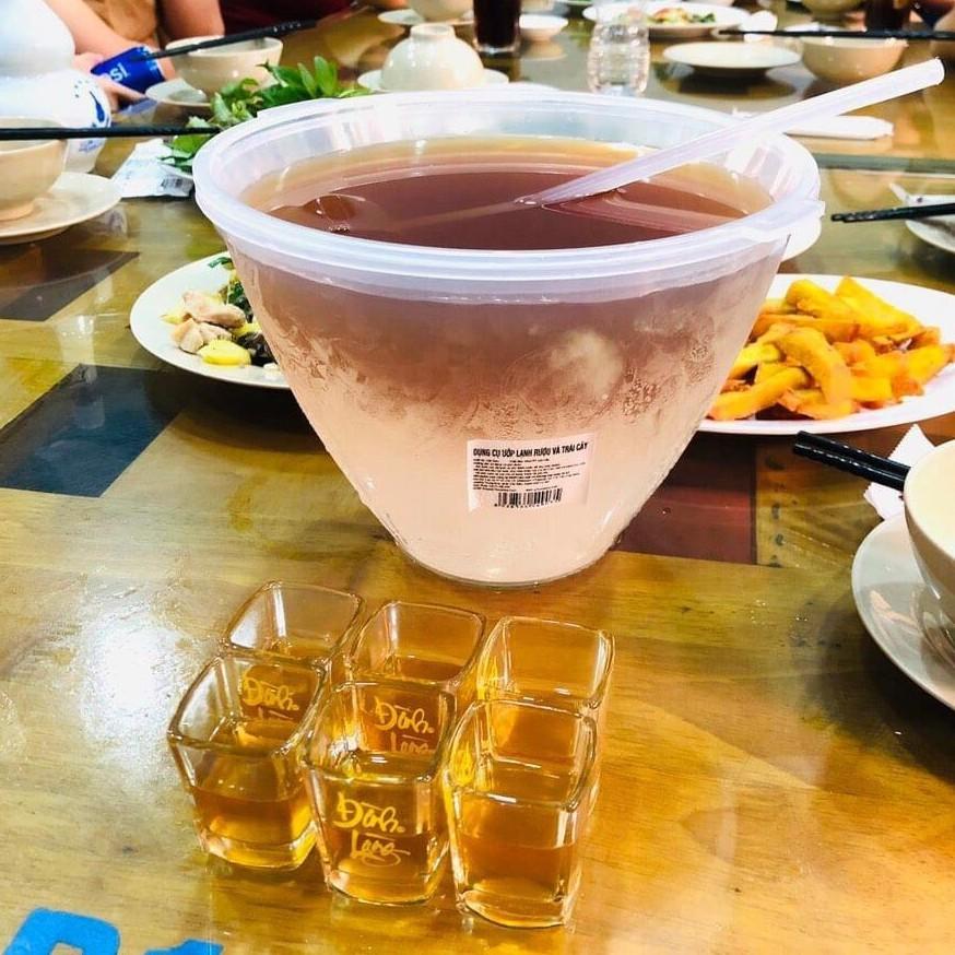 BỘ BÁT ƯỚP LẠNH RƯỢU KÈM GÁO MÚC SIÊU TIỆN LỢI