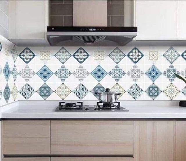 Decal dán bếp tráng nhôm cách nhiệt
