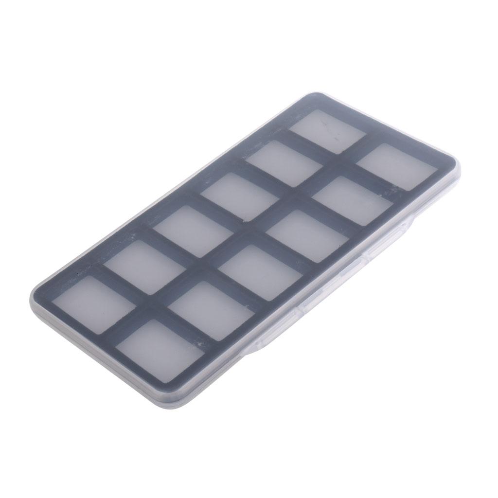 Fly Fishing Box 12 Compartments Foams Insert Slim Fly Box Flies Hook Case