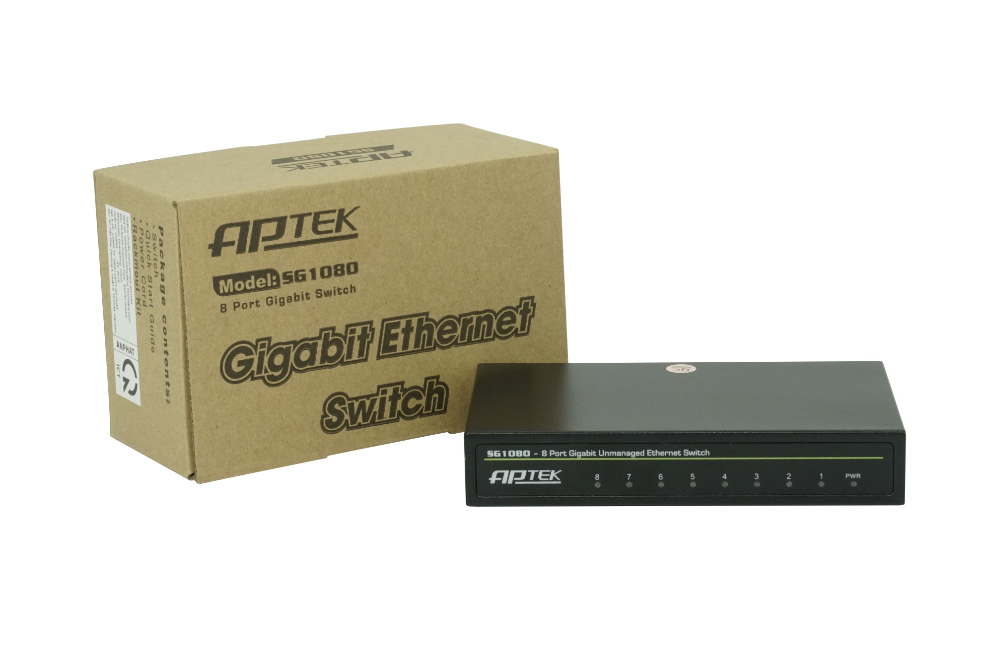 Switch APTEK SG1080 - Hàng Chính Hãng