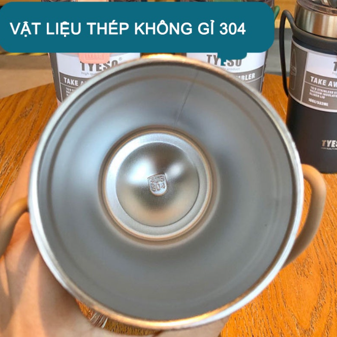 Cốc cách nhiệt 304 Cách nhiệt bằng thép không gỉ Du lịch Cốc trà Cà phê Bình cách nhiệt 710ml