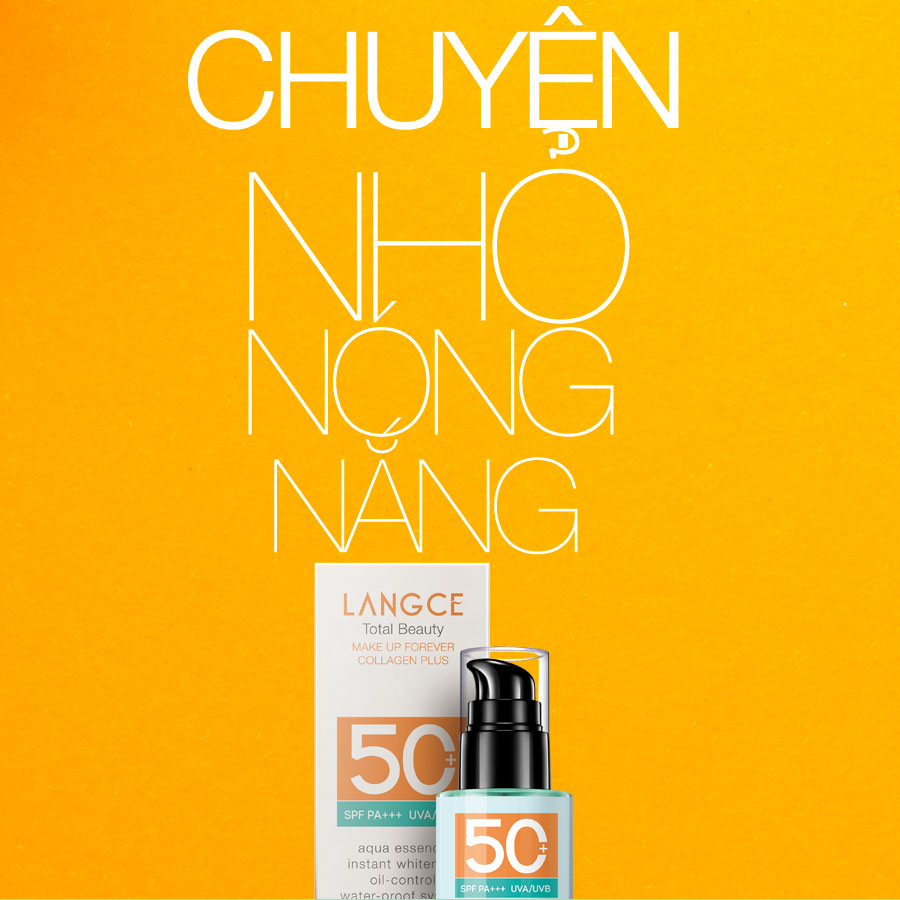 Kem Chống Nắng Trang Điểm 2in1 Spf45 30ml cho Nam TẶNG Gel Vệ Sinh Vùng Kín Nam 100ml LANGCE