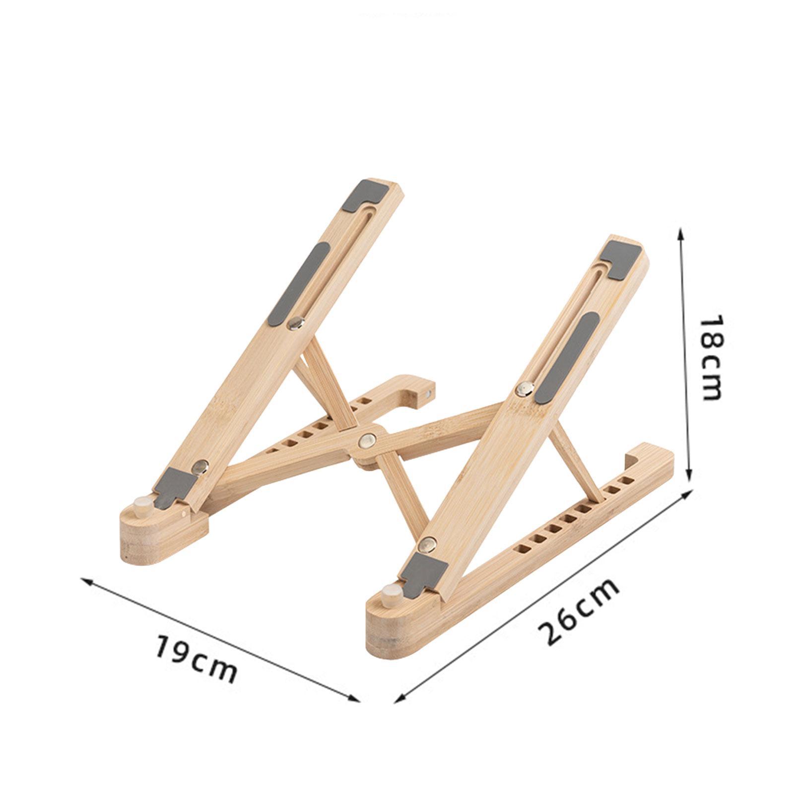 Laptop Stand Laptop Riser Holder Lightweight Folding Portable Universal 8 Height Adjustable Computer Stand Notebook Stand for Work Home Desk