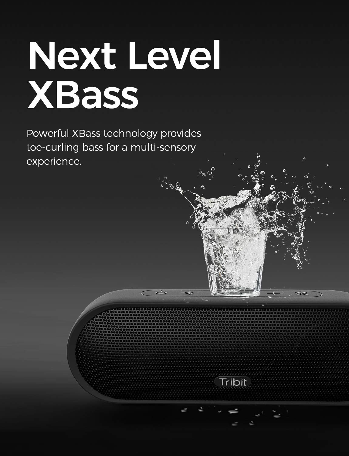 Loa Bluetooth di động Tribit MaxSound Plus, 24w - Hàng Nhập Khẩu