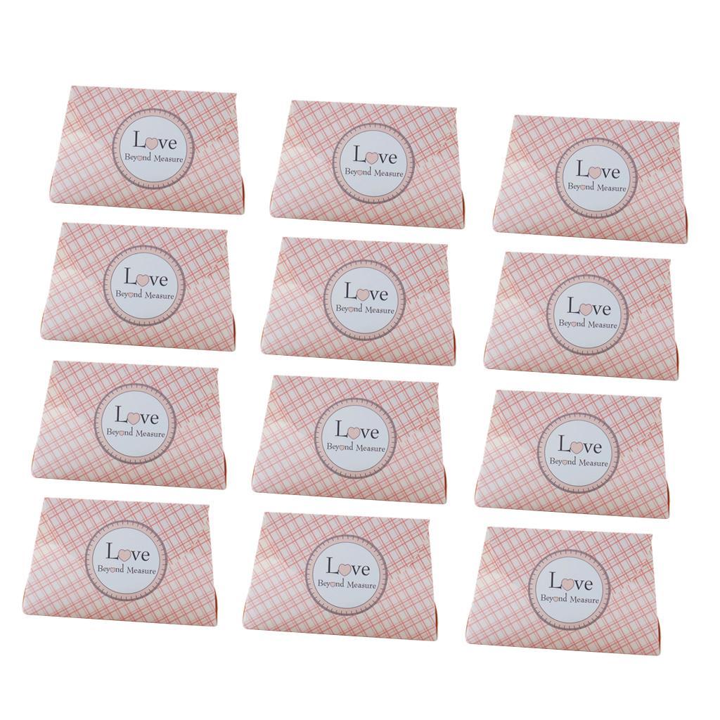 12 Pcs Mini Candy Box Party Favor Boxes, Vintage Paper with Stickers for