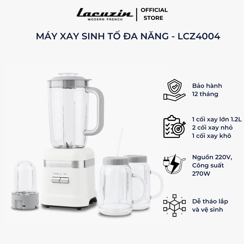 Máy xay sinh tố đa năng Lacuzin - LCZ4004