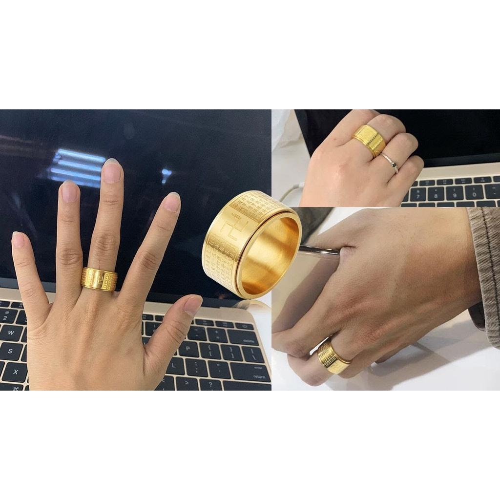Nhẫn Chú Đại Bi xoay may mắn nam nữ