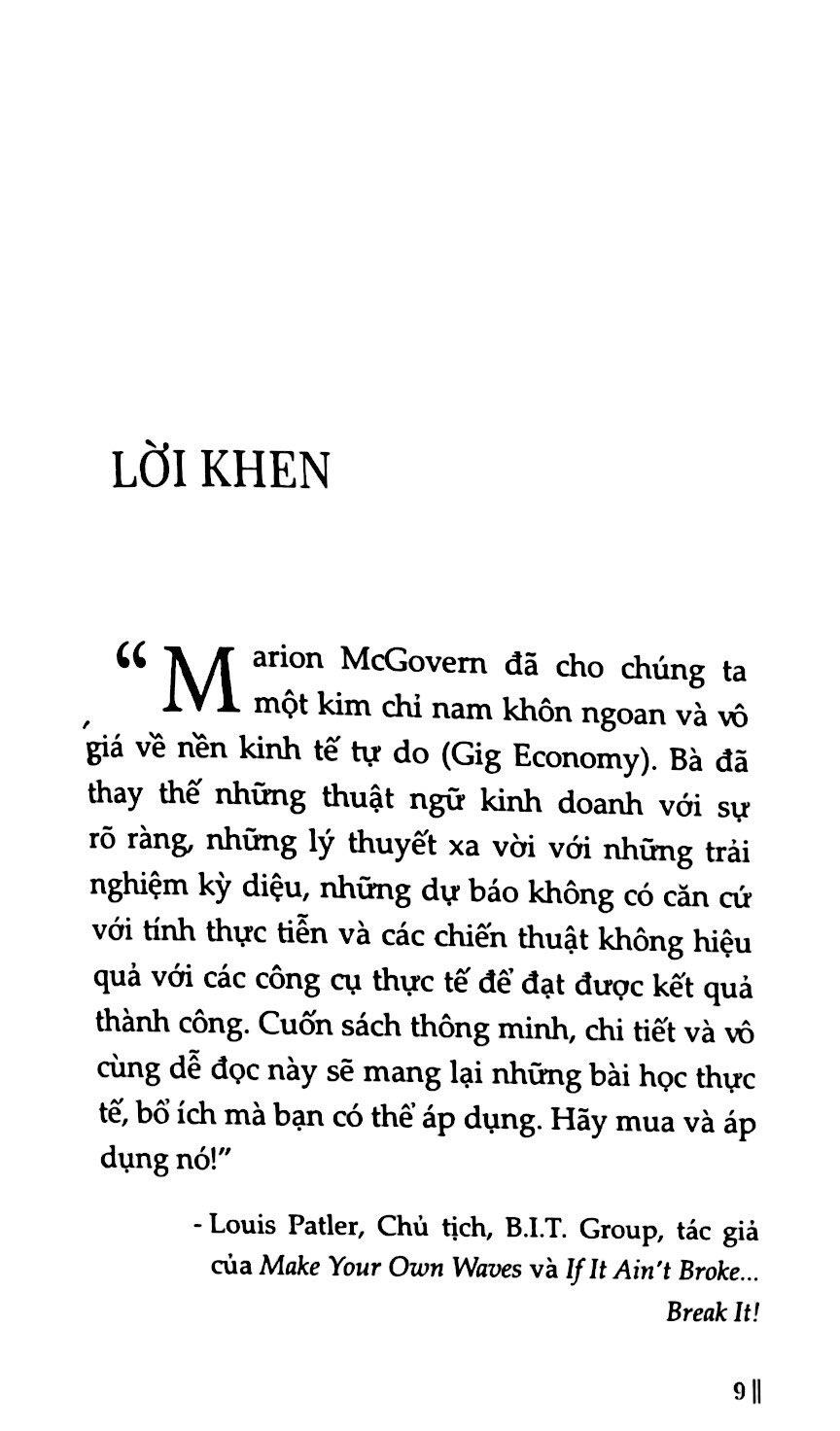 Nền Kinh Tế Tự Do