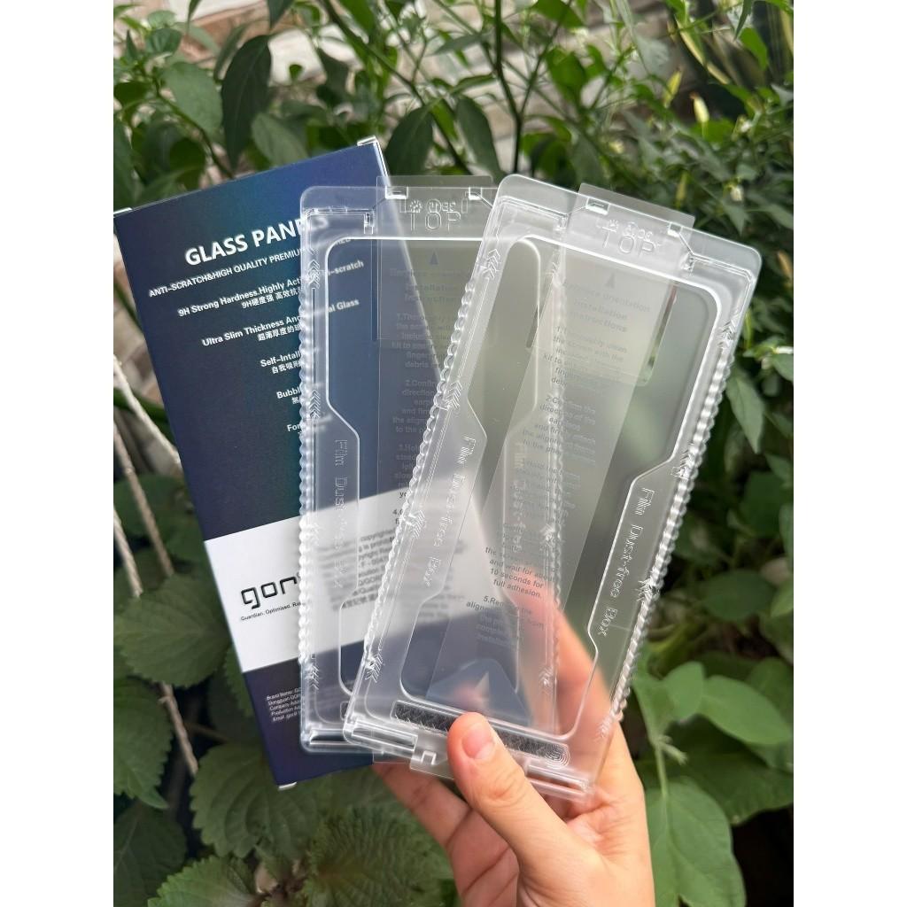 Bộ 2 Kính Cường Lực GOR Samsung S25 Ultra KHUNG TỰ DÁN trong suốt (hộp 2 miếng)
