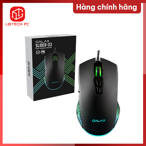 Chuột Gaming Galax Slider-03 RGB (SLD-03) - HÀNG CHÍNH HÃNG