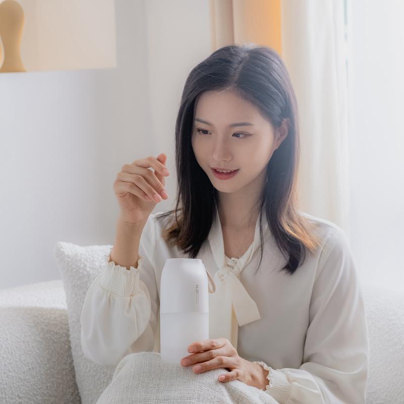 300Ml Kép Phun Xịt Phun Sương Tạo Ẩm Không Khí 2000MAh Pin Sạc USB Không Dây Hương Thơm Phun Sương Tạo Phun Sương Tạo Ẩm Hình Ếch Con Khuếch Tán Ánh Sáng Umidificador