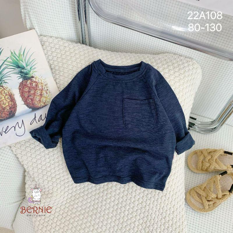 Áo phông dài tay cho bé , cotton xước mềm mại