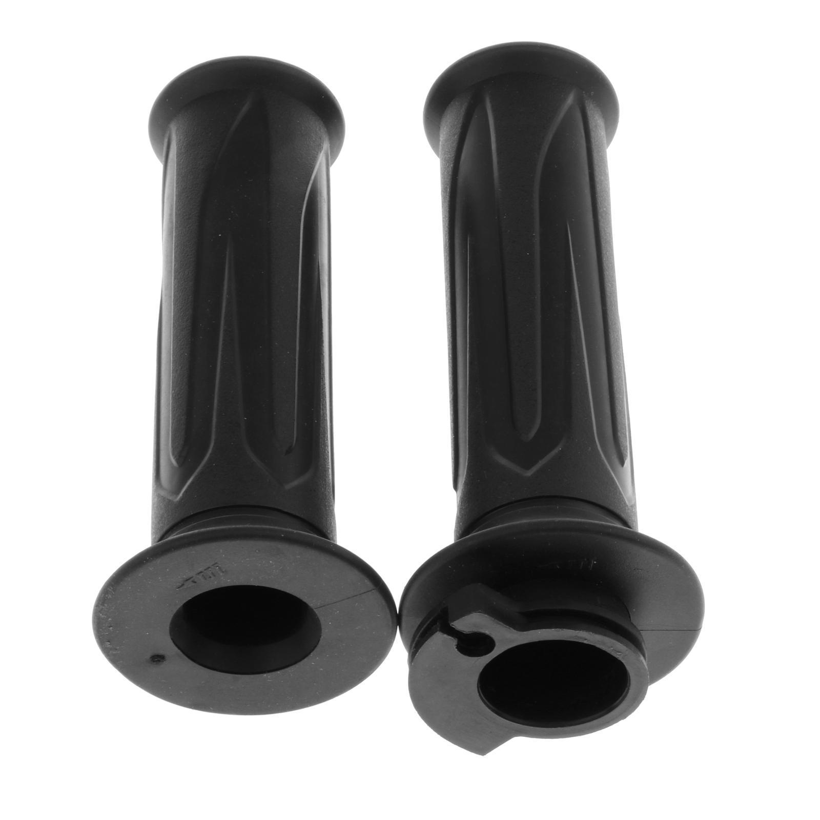 Pair Throttle Grip HandleBar Handle Set For  Motorcycle Bike 22mm 7.8''