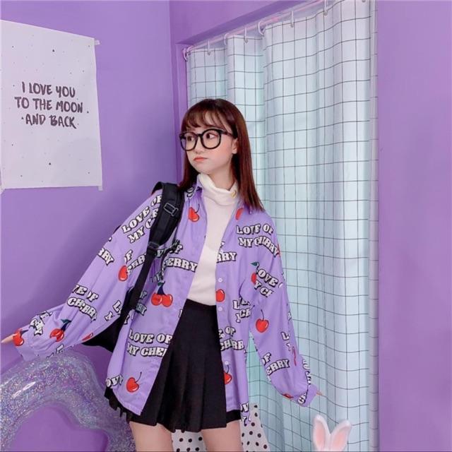 Sơ mi hoạ tiết Unisex