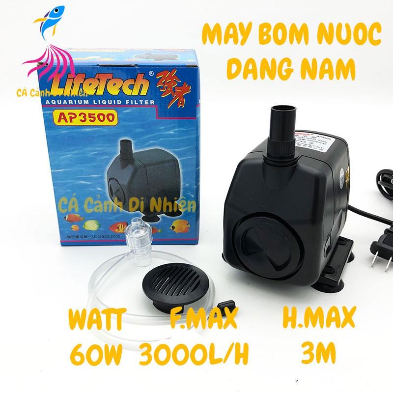 Máy bơm nước hồ cá dạng nằm Lifetech AP 3500 Bơm chìm bể cá AP3500