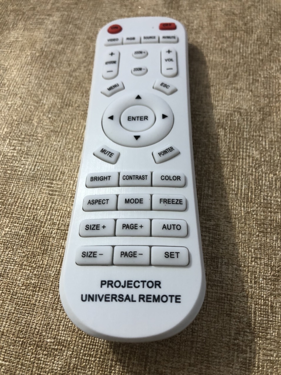 Remote Điều khiển từ xa máy chiếu đa năng tương thích cho tất cả các dòng máy chiếu hiện nay