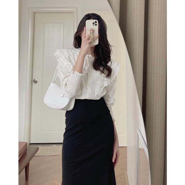 Chân váy đuôi cá dài - Ảnh thật