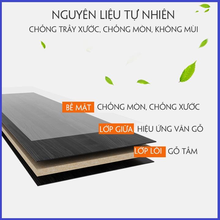 Bàn Ăn Gấp Gọn 80x80cm, Bàn Ăn Thông Minh Phủ Melamin Chống Thấm Cao Cấp