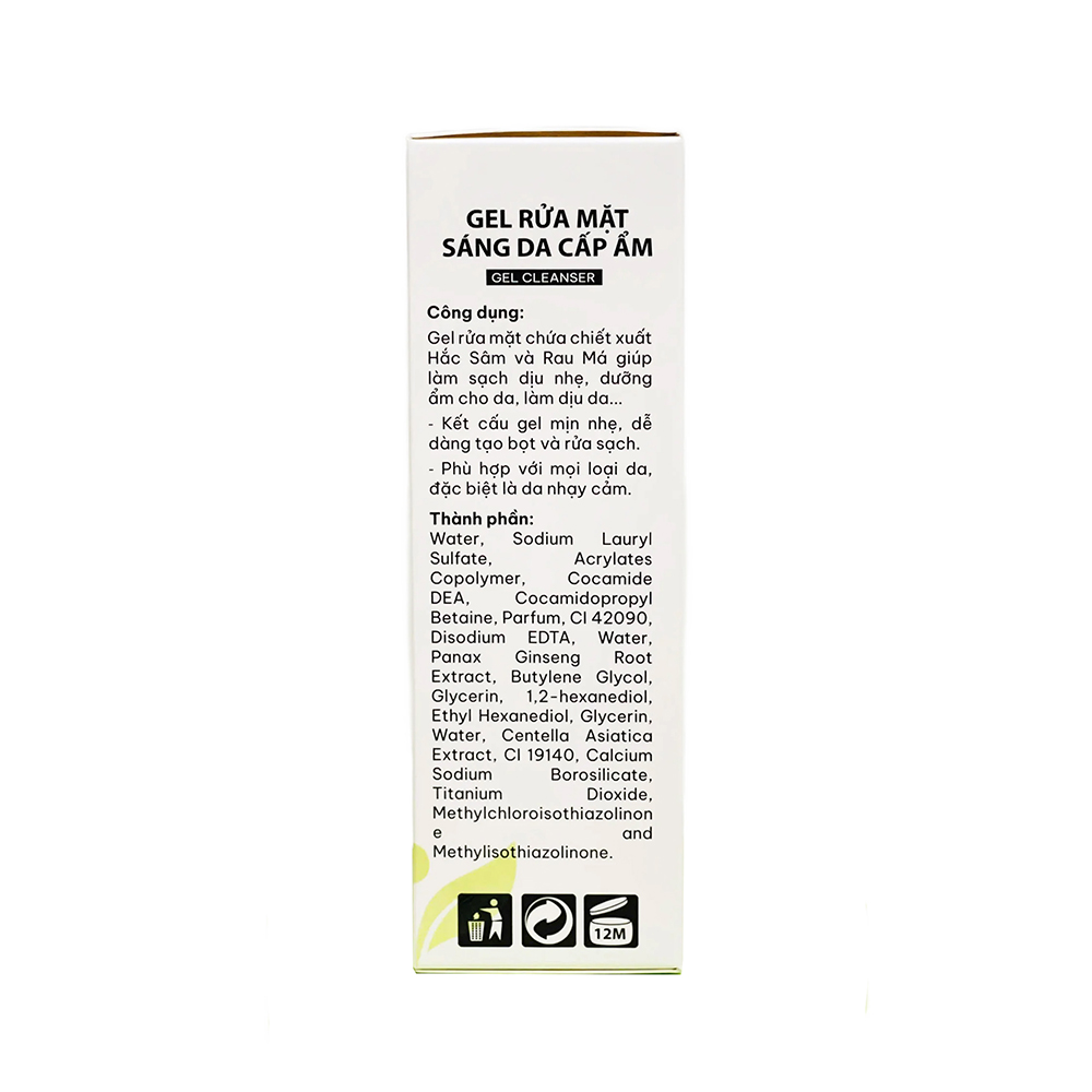 Gel Rửa Mặt Sáng Da Cấp Ẩm 150ml Goskin