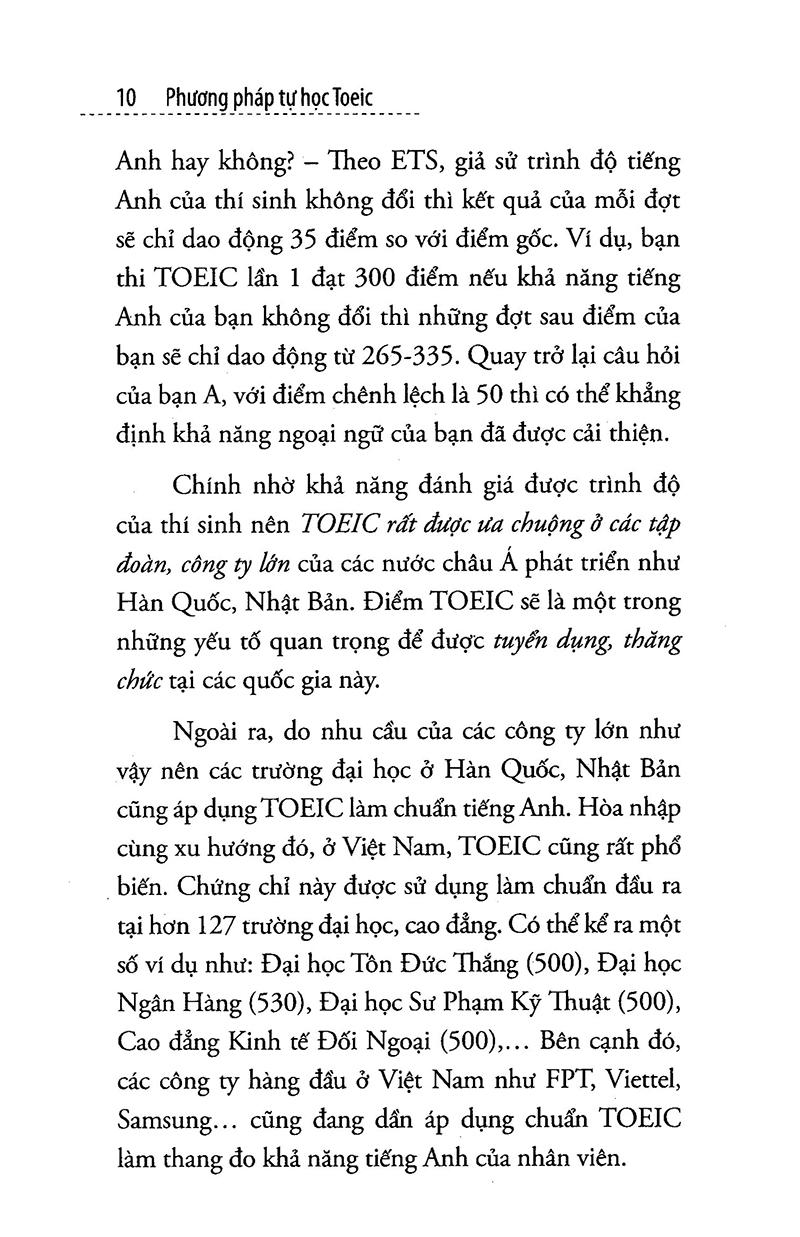 Phương Pháp Tự Học Toeic (Tái Bản)