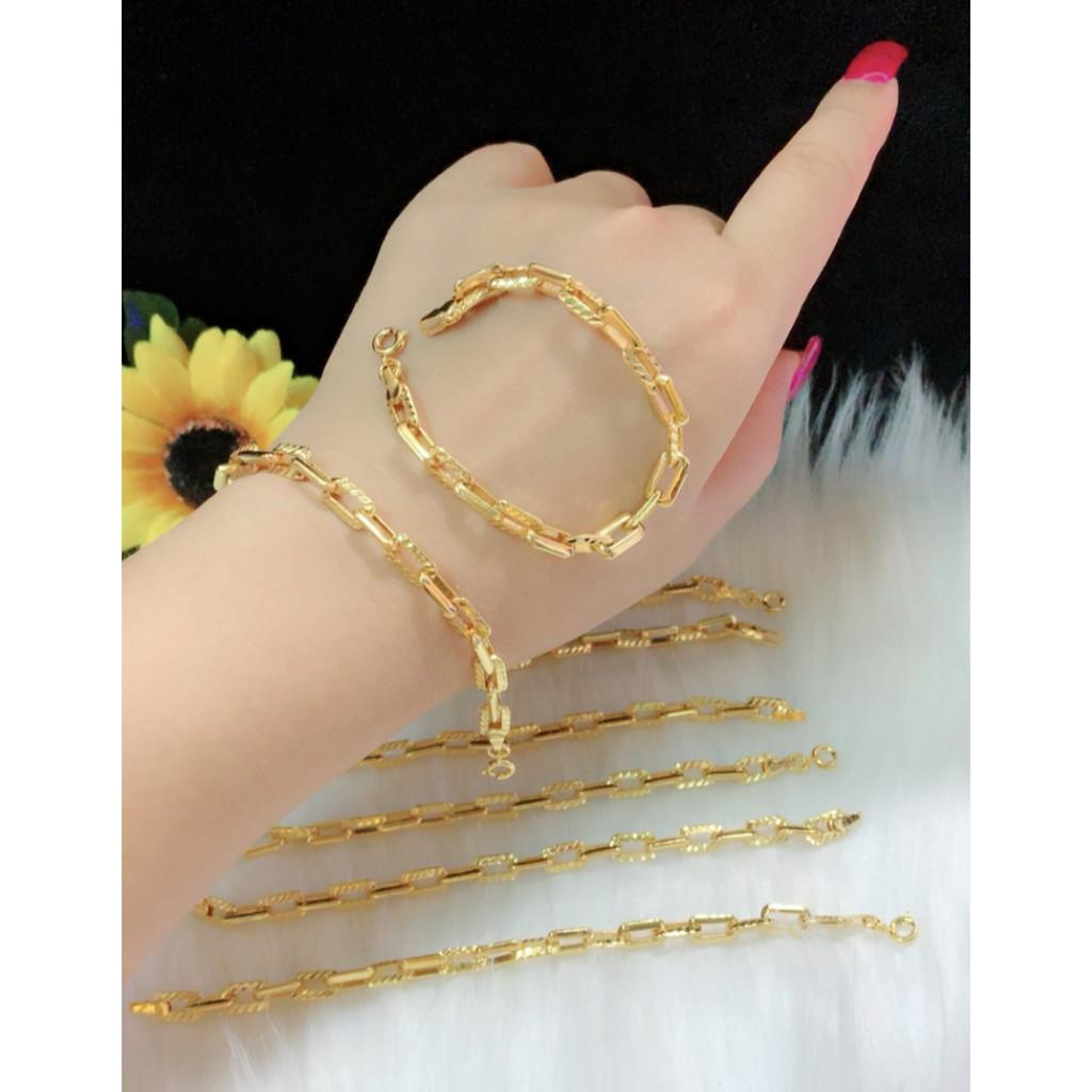 Lắc tay mạ vàng 18k