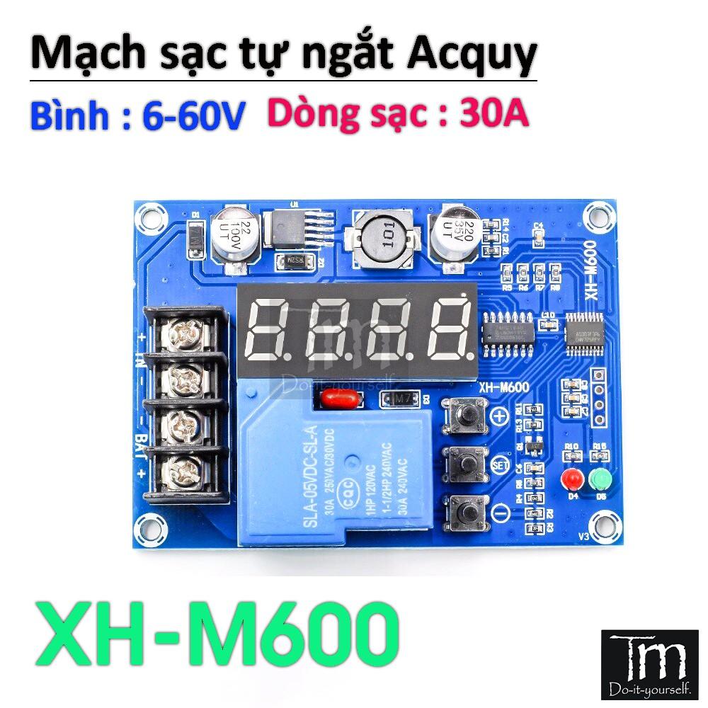 Mạch Bảo Vệ Sạc Tự Ngắt Acquy - Pin 6-60V 30A