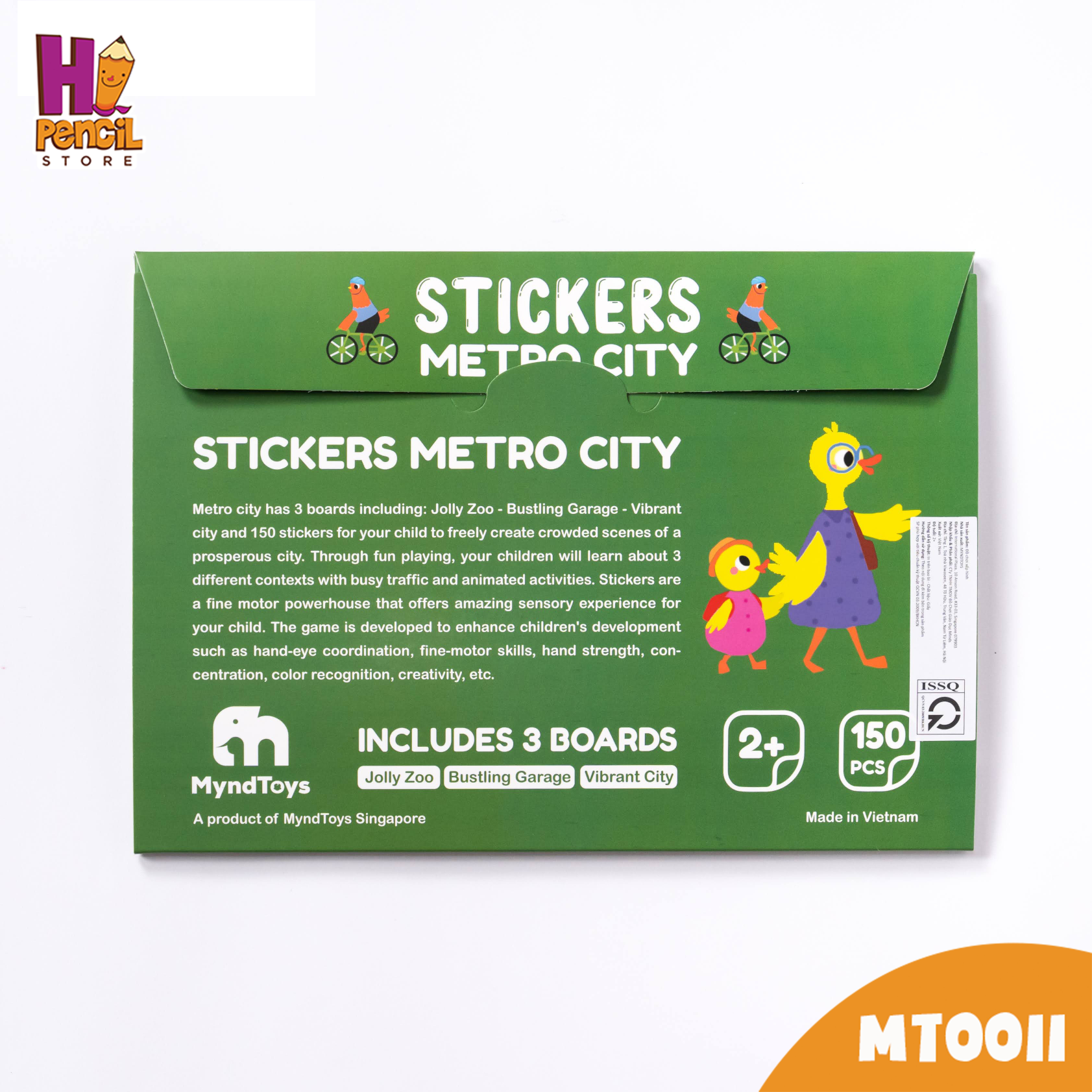Sticker Dán MyndToys Chủ Đề Thành Phố Metro City