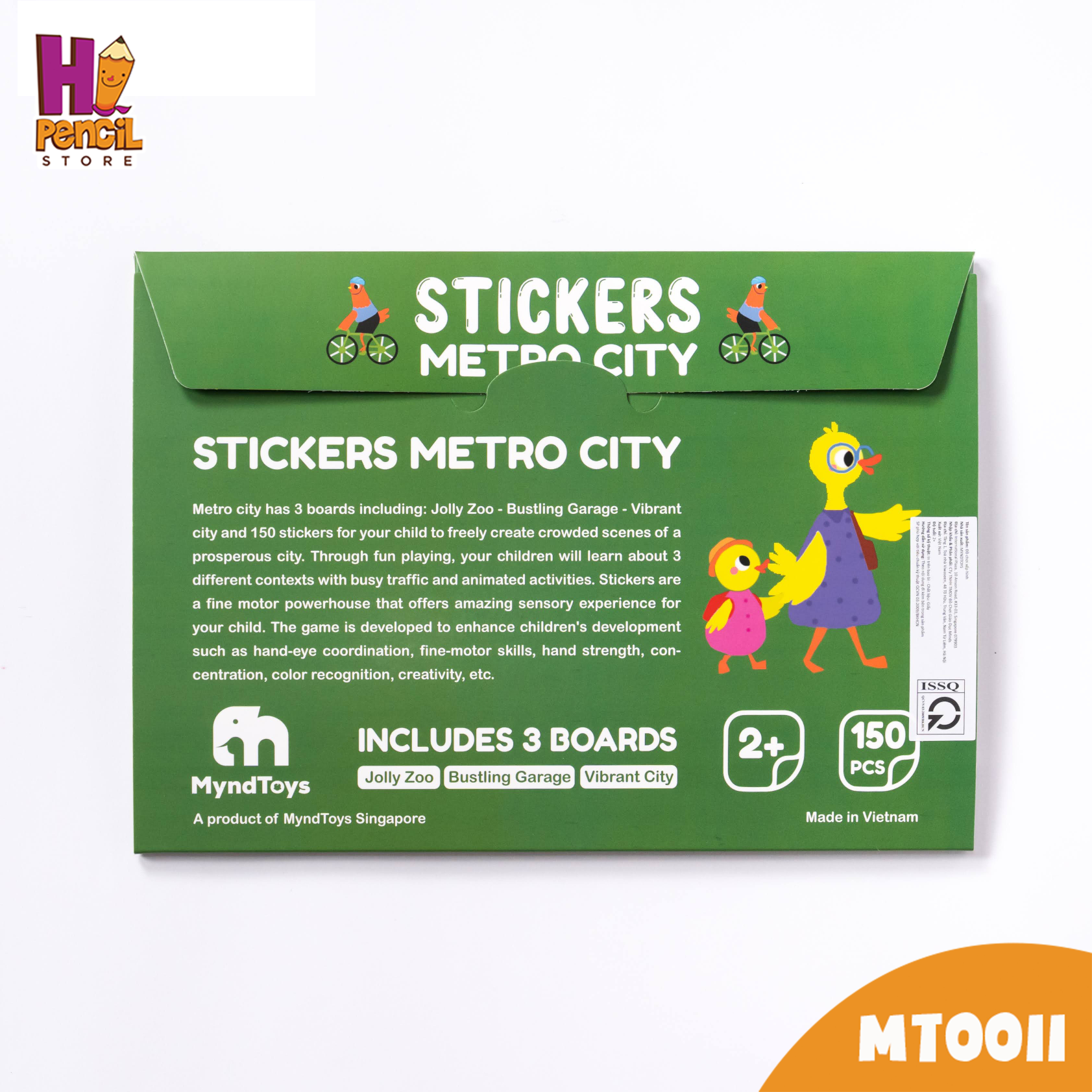 Sticker Dán MyndToys Chủ Đề Thành Phố Metro City