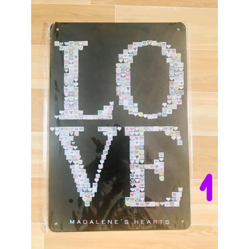 Bảng Thiếc Vintage Trang Trí