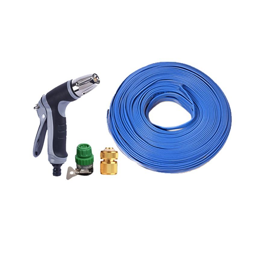 Bộ dây vòi xịt nước rửa xe,tưới cây tăng áp 3 lần 15m 206817