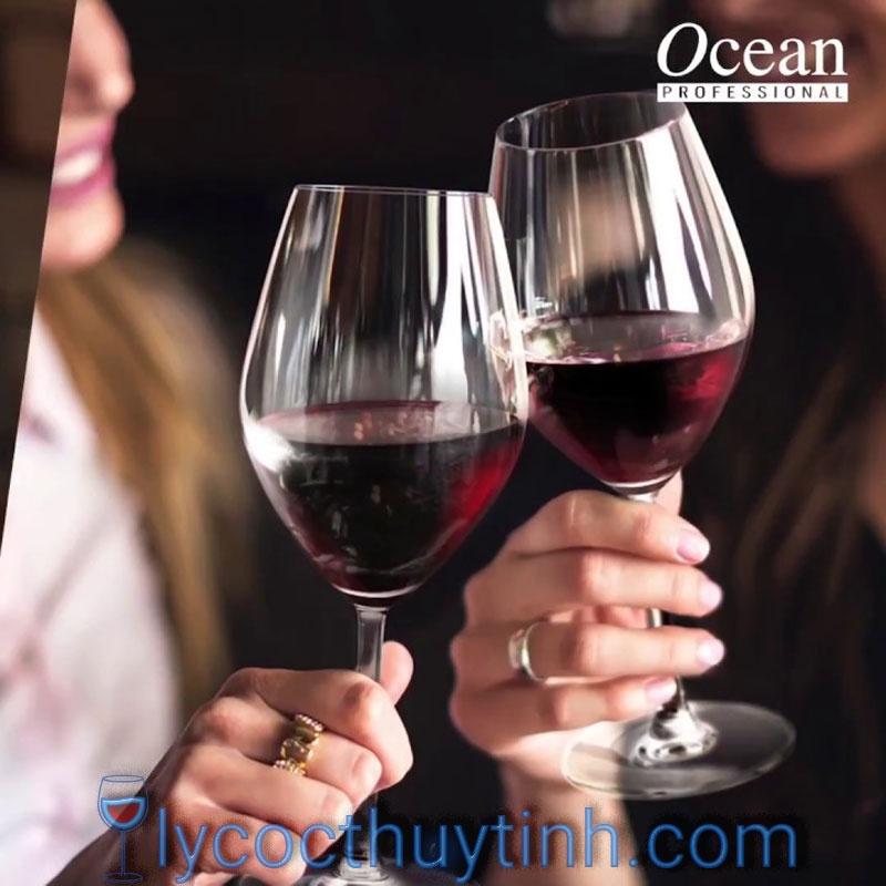 (Thủy Tinh - Ocean - Vang Đỏ) Bộ 6 Ly Sante Bordeaux 595ml Ocean Thái Lan