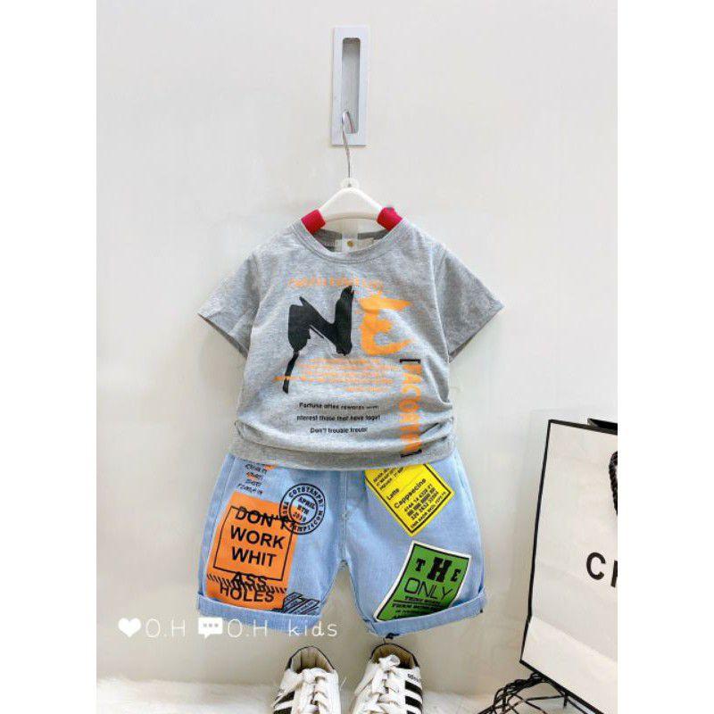 Set đồ mickey phong cách cho bé trai